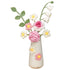 Simulation Woolen Flower Handmade Knitting Artificial Flower Crochet Knitted Flower with Ceramic Vase Table Flower Gift