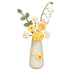 Simulation Woolen Flower Handmade Knitting Artificial Flower Crochet Knitted Flower with Ceramic Vase Table Flower Gift