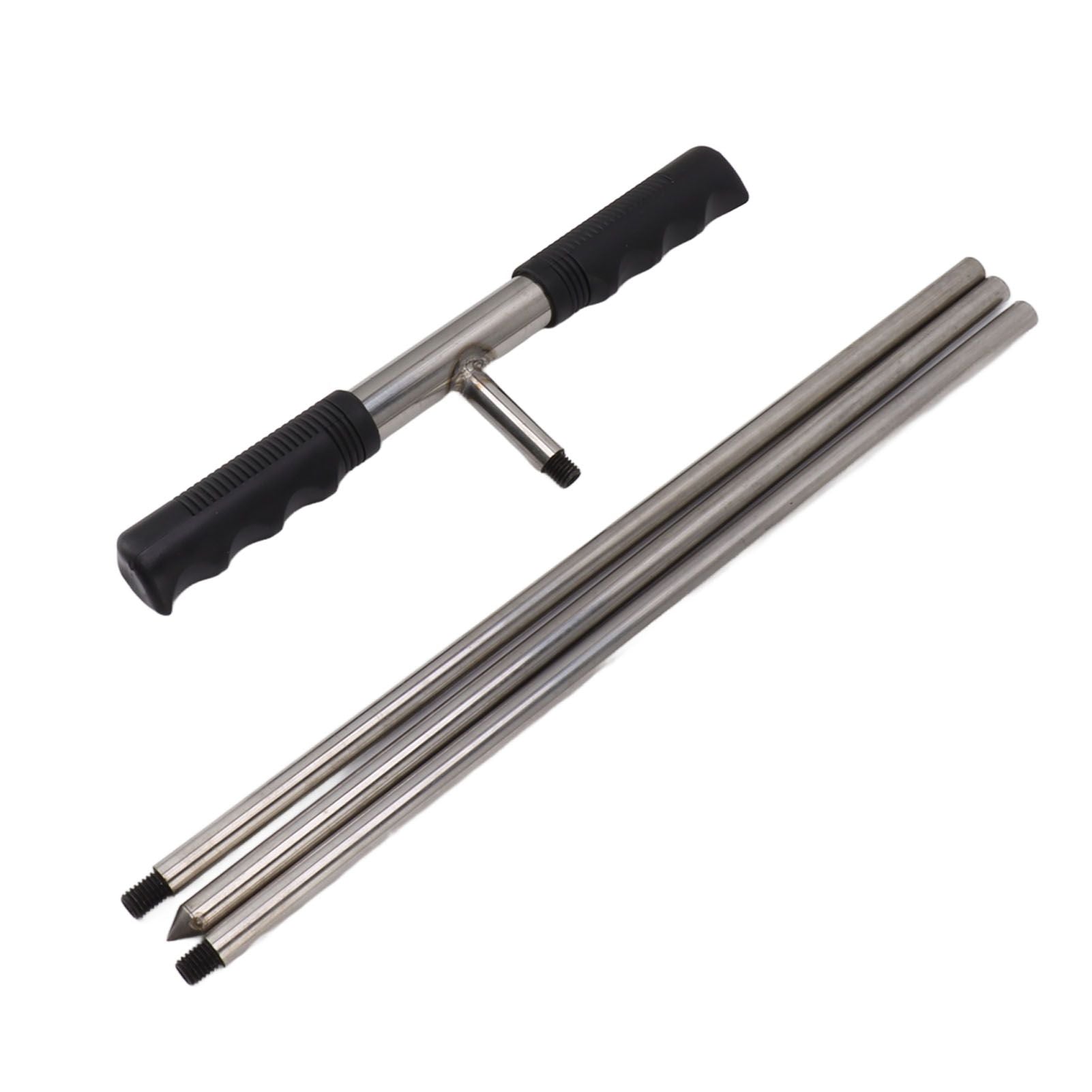 Soil Sample Probes with T Handle Adjustable Sharp Tip Stainless Steel Soil Sampler Tool for Plant Care Farm