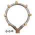 Multifunctional Annular Nozzle G3/8 Female Thread Multi Head Ring Shaped Atomizing Nozzle for Garden Agricultural Irrigation 7 Head