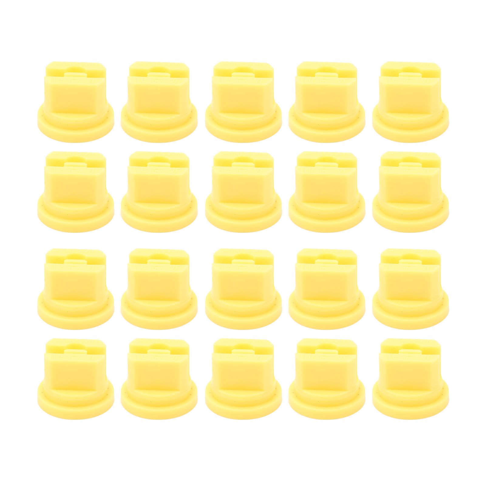 20 Pcs Flat Fan Spray Tip Uniform Spray Distribution 110 Degree Agricultural Sprayer Atomizing Nozzle 0.1‑2mm Bore Diameter