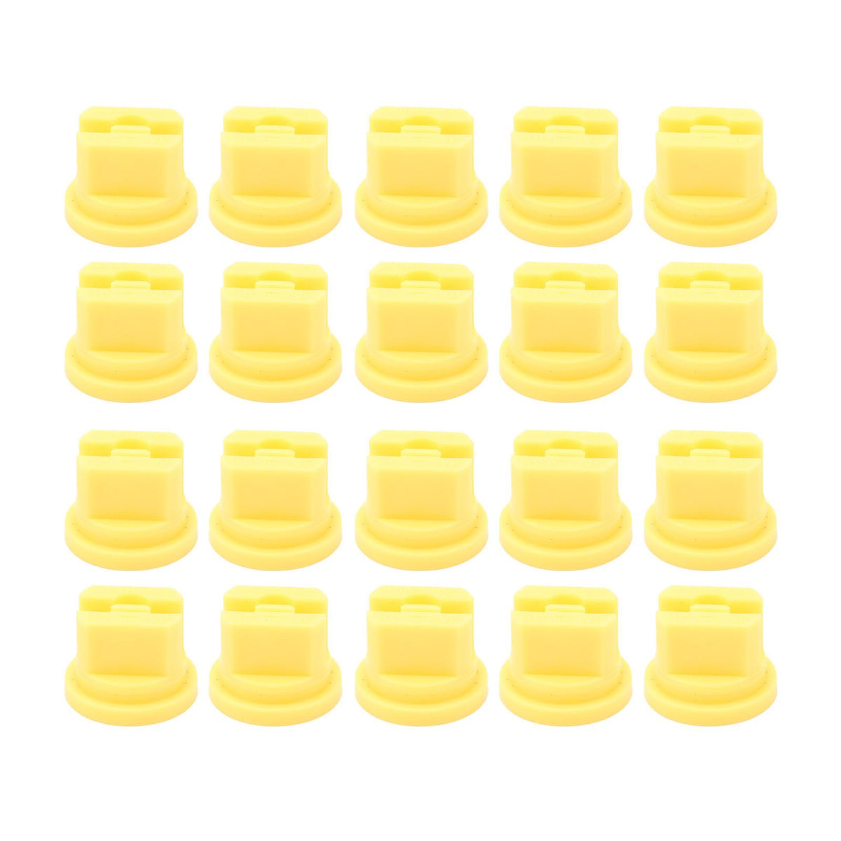 20 Pcs Flat Fan Spray Tip Uniform Spray Distribution 110 Degree Agricultural Sprayer Atomizing Nozzle 0.1‑2mm Bore Diameter