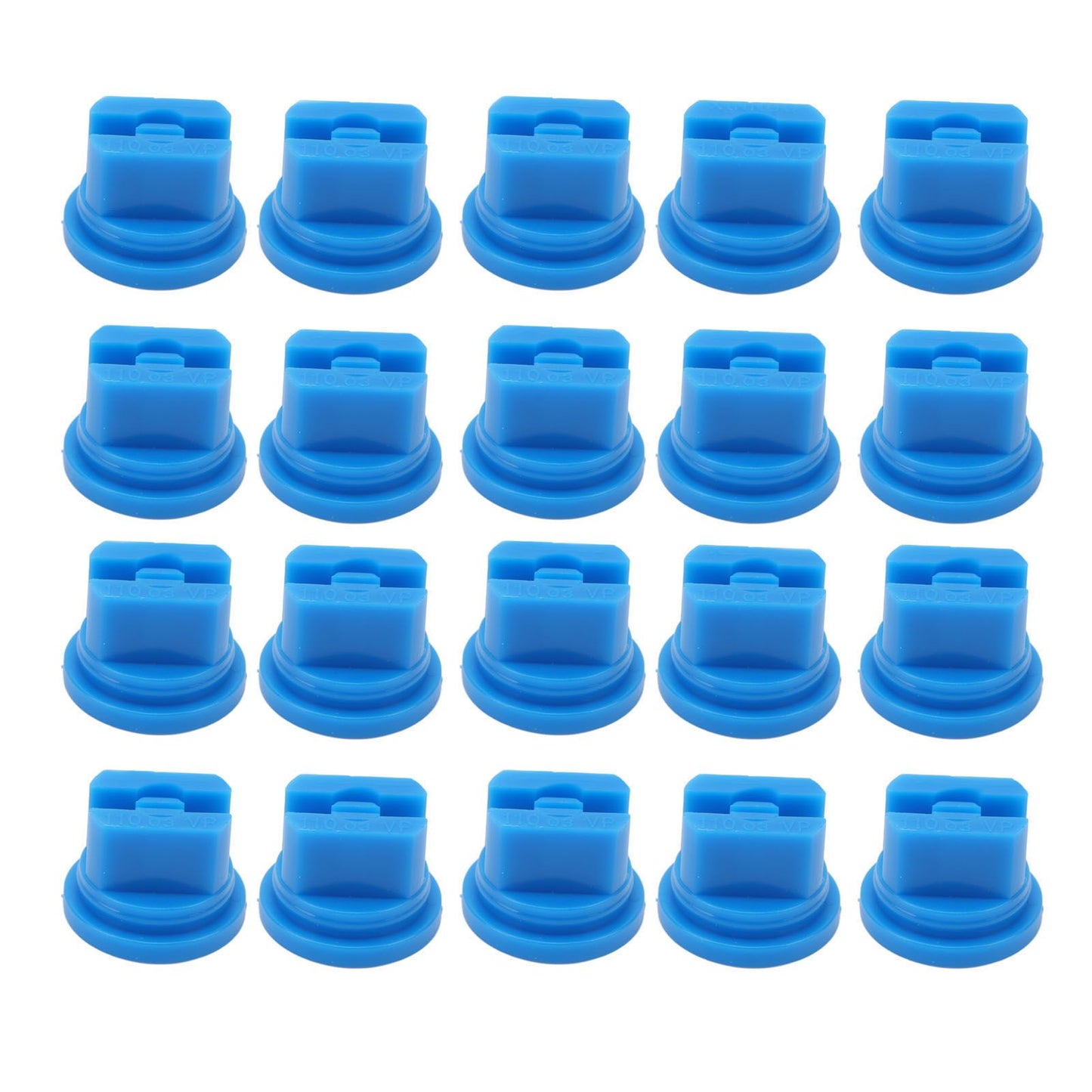 20 Pcs Flat Fan Spray Tip Uniform Spray Distribution 110 Degree Agricultural Sprayer Atomizing Nozzle 0.1‑1.0mm Bore Diameter