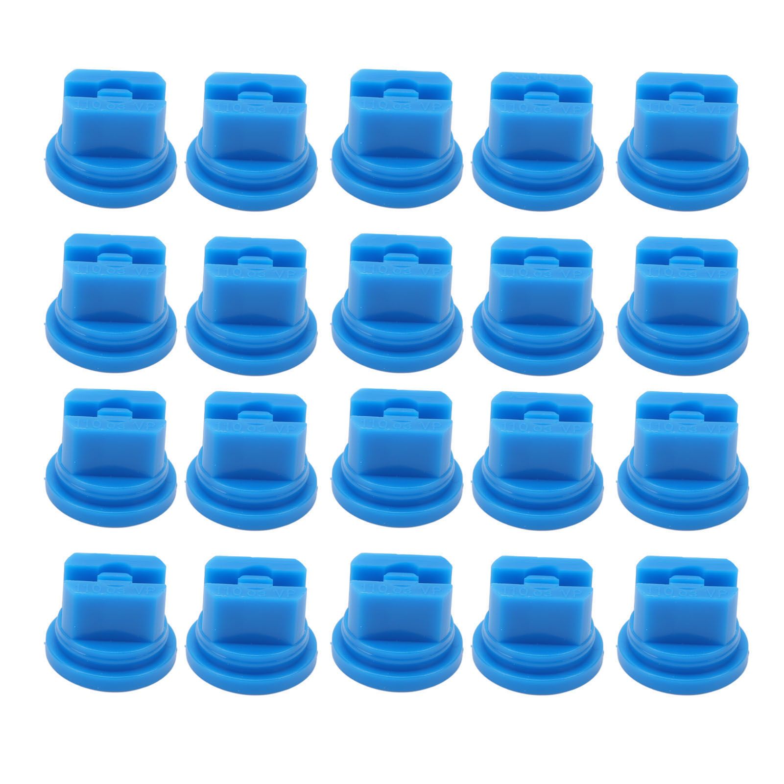 20 Pcs Flat Fan Spray Tip Uniform Spray Distribution 110 Degree Agricultural Sprayer Atomizing Nozzle 0.1‑1.0mm Bore Diameter
