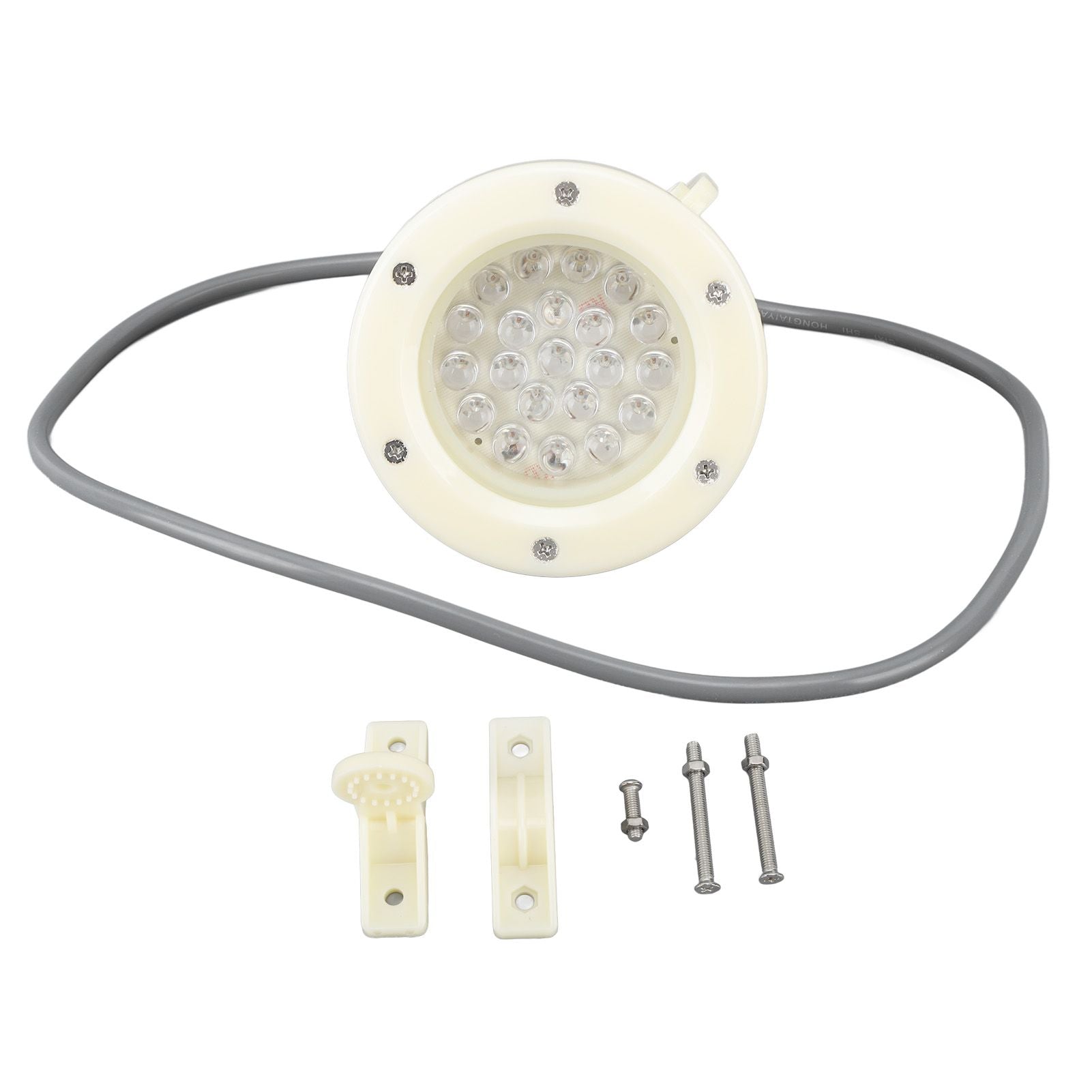 Submersible LED Light Underwater Orange Yellow Light 110mm 220V Waterproof Pool Light