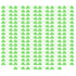 100PCS Greenhouse Clamp Plastic Double Head Shading Garden Hoop Greenhouse Clip Fiberglass Gardening Supplies 5mm Light Green