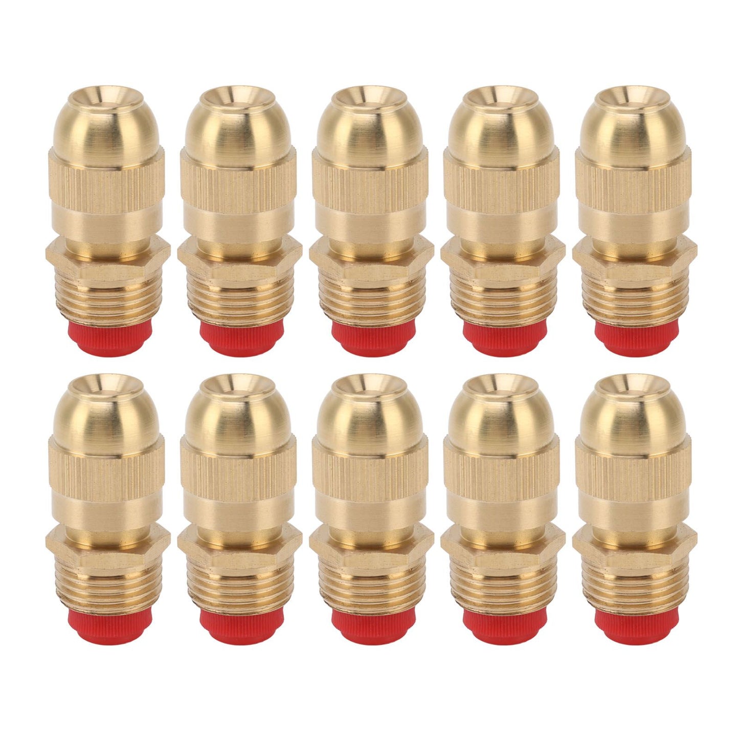 10Pcs G1/2 Male Thread Sprinkler Nozzle Garden Irrigation Water Spray Head Adjustable Watering Sprayer Nozzle Small Body