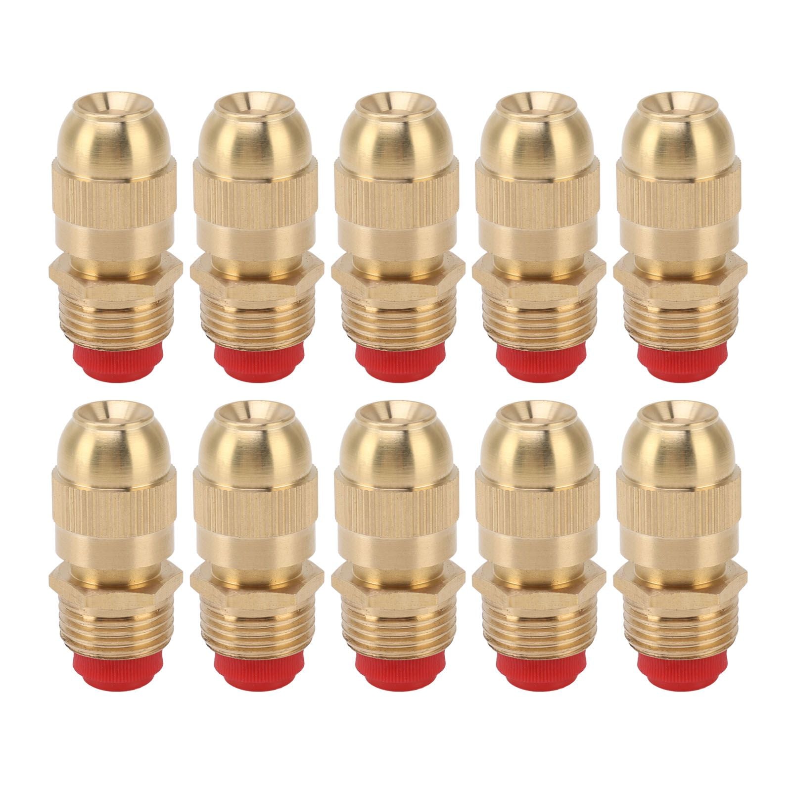 10Pcs G1/2 Male Thread Sprinkler Nozzle Garden Irrigation Water Spray Head Adjustable Watering Sprayer Nozzle Small Body