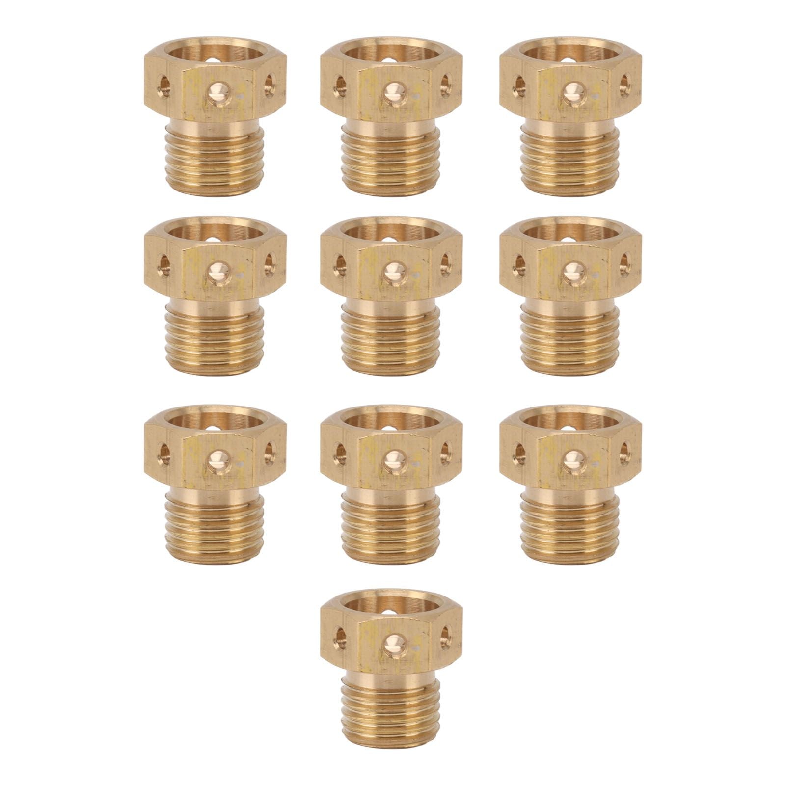 10PCS Misting Nozzle Brass Multiple Holes Anti Corrosion Fine Misting Water Nozzles for Cooling System Garden Lawn M14x1.5