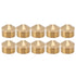 10pcs Brass Misting Nozzles Fog Sprinkler Head for Factory Site Coal Mine Garden Lawn Cooling System G3/4 Inch