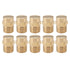 10PCS Directional Slot Nozzle Brass Cooling Misting Rustproof Heat Resistant Water Hose Nozzle for Lawns Vegetable Gardens 4 Point Thread