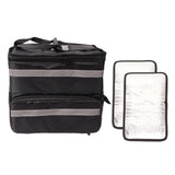 50L Insulated Pizza Delivery Backpack Take Out Food Delivery Thermal Backpack with Expandable Layer for Camping Travel
