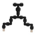 Reptiles Mist Sprinkler Double Head 360 Degree Rotation Spray Nozzle for Climbing Pet Feeding Box Silver