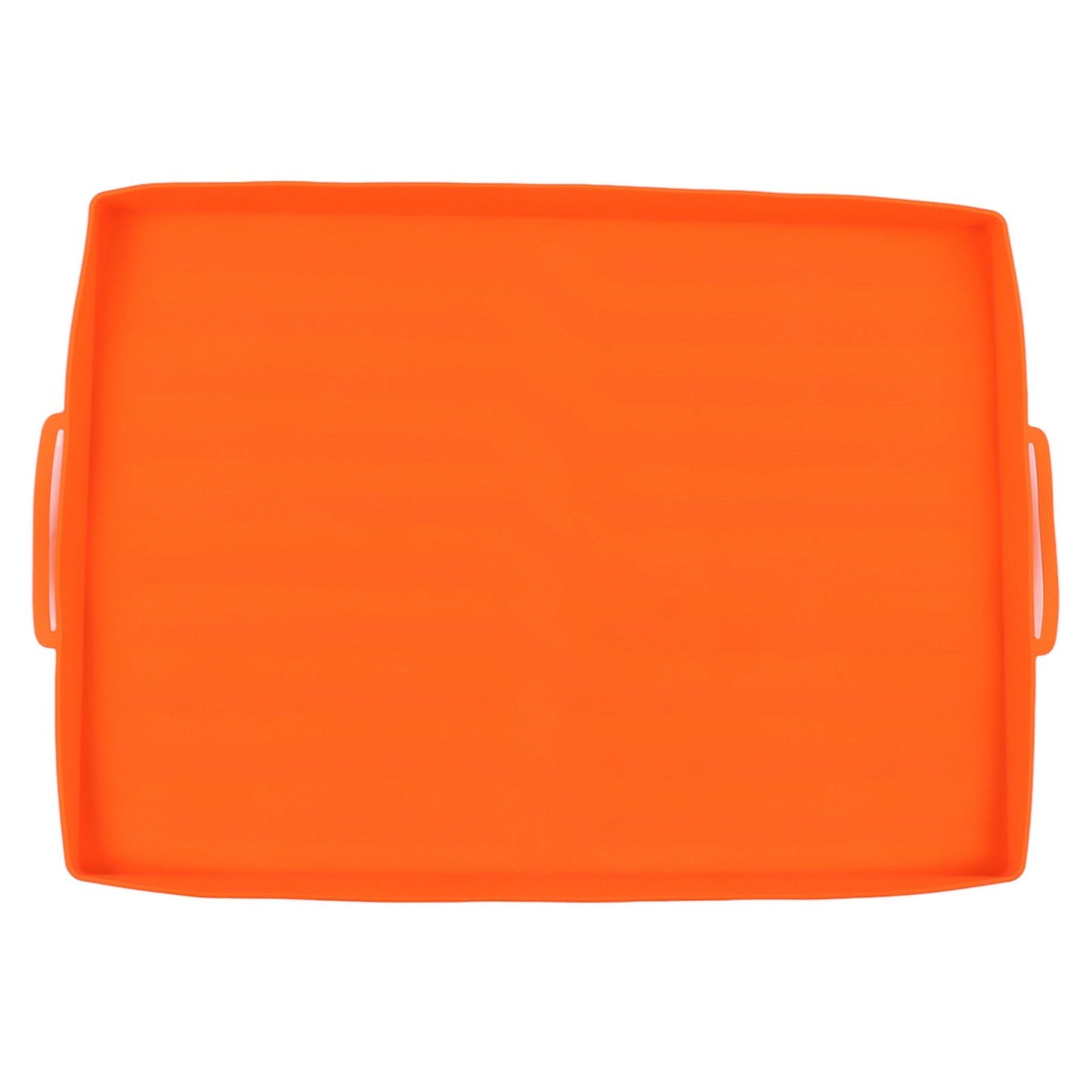 Griddle Mat Silicone Grill Cover Protective Grill Cover BBQ Grill Mat for Outdoor Cooking 22in Orange Handle