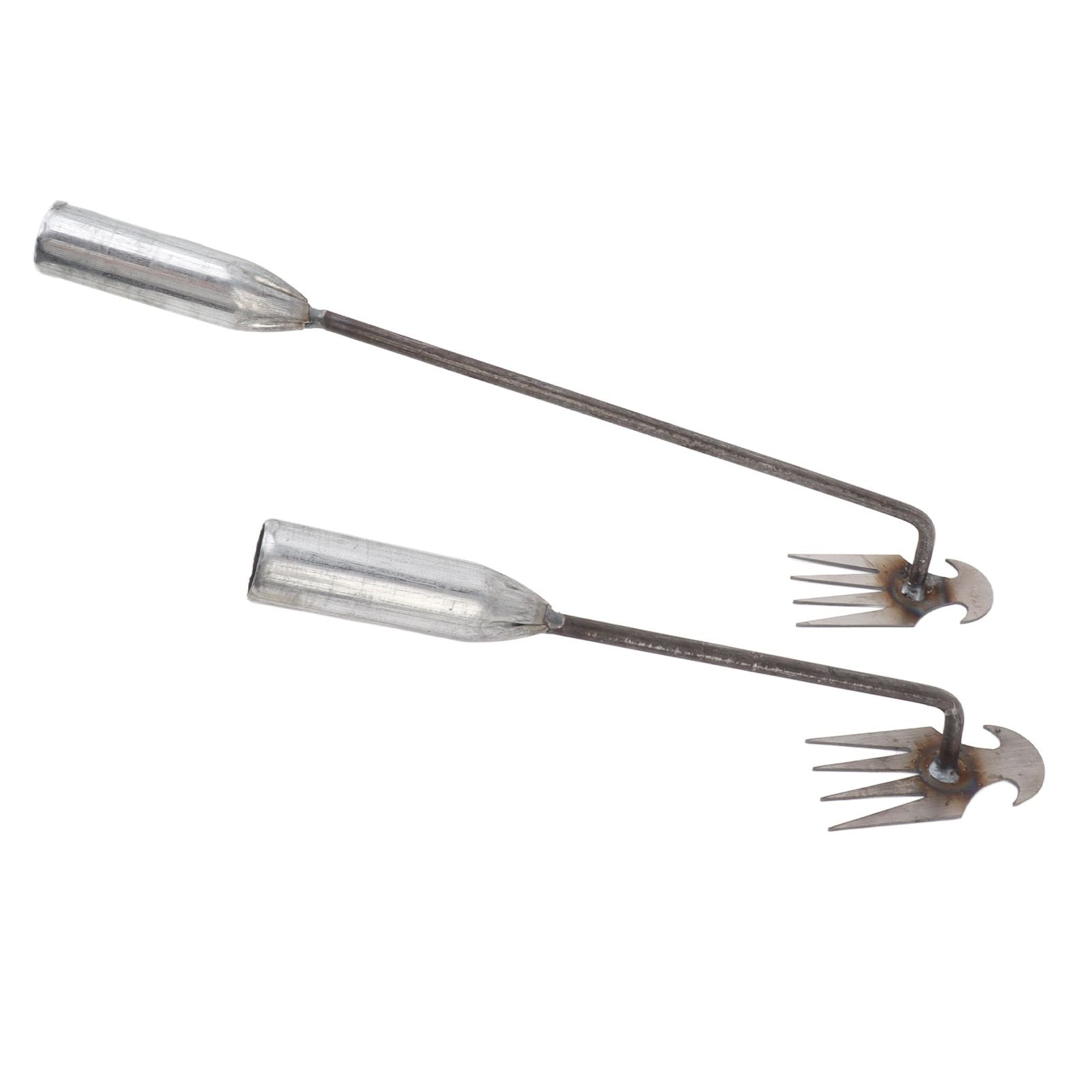 2Pcs Weeding Artifact Uprooting Weeding Tool 4 Teeth Dual Purpose Weeder Weed Puller Manual Household Agricultural Tool