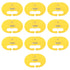 10 Pcs Calf Weaner Spring Lock High Tensile Strength Lengthened Widened PP Calf Nose Thorn Milk Sucking Preventer