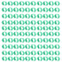 100pcs Chicken Identification Leg Bands Adjustable DIY Clip On Duck Bands for Geese Pigeons Green