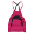 Harvest Bag Fruit Picking Apron Large Capacity Oxford Cloth Quick Release Garden Pouch for Orchard Garden Farm Rose Red
