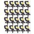 20pcs G Type Atomizing Nozzles Professional Humidification and Cooling Misting Nozzles for Farm Garden Outdoor Rotary Microspray