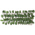 Artificial Hedges Fence Simulation Expandable Sun Protection Waterproof Artificial Topiary Hedge Plant for Garden Begonia Leaf