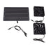 10W Solar Panel Fan Kit Weatherproof Solar Powered Dual Exhaust Fan Wall Mounted for Chicken Coops Greenhouses Sheds