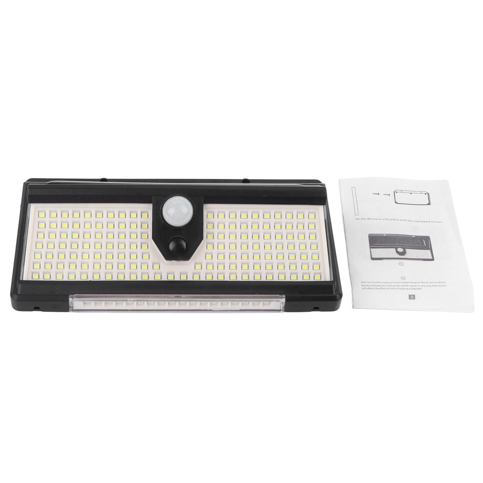 Solar Sensor Wall Light 3 Lighting Modes Human Body Induction Waterproof Solar Motion Lamp Wall Mount Solar Lights for Outdoor