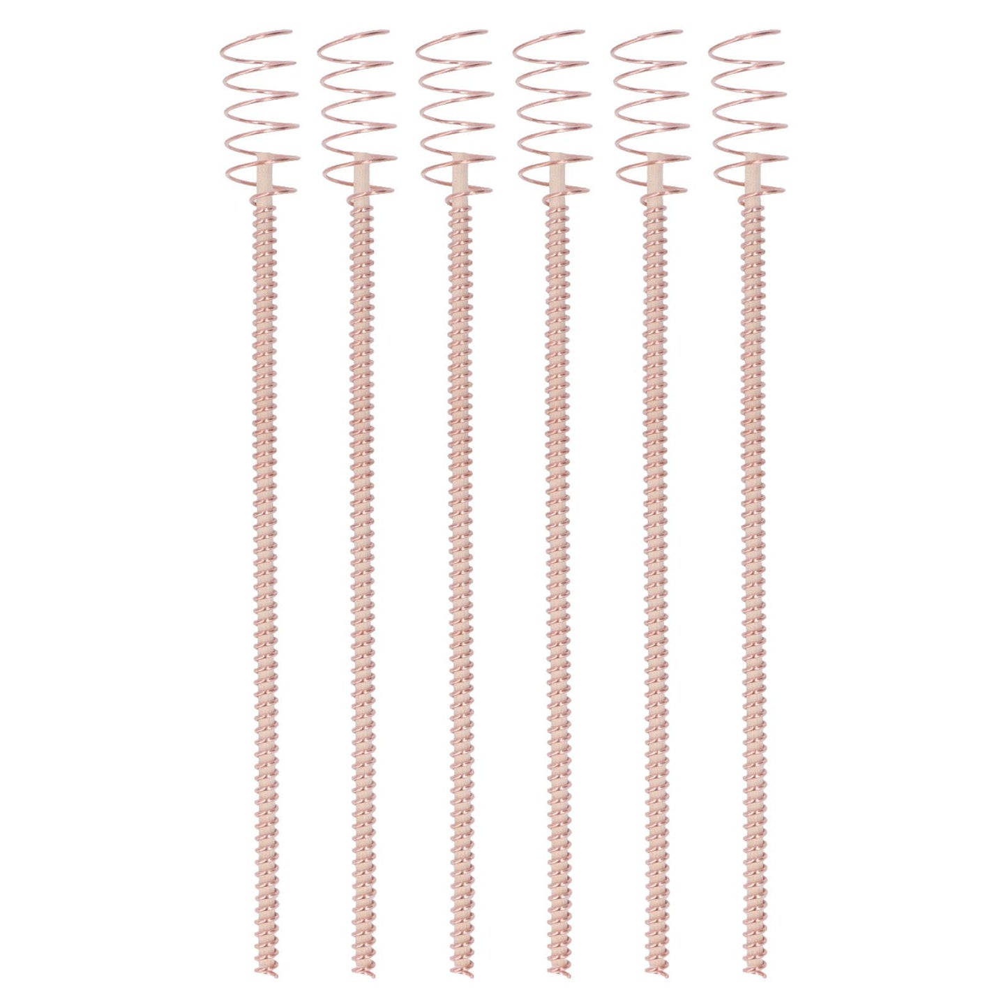 12 Inch Electric Cultivation Plant Pile Electroculture Gardening Copper Coil Antenna Set for Garden Plants Vegetables