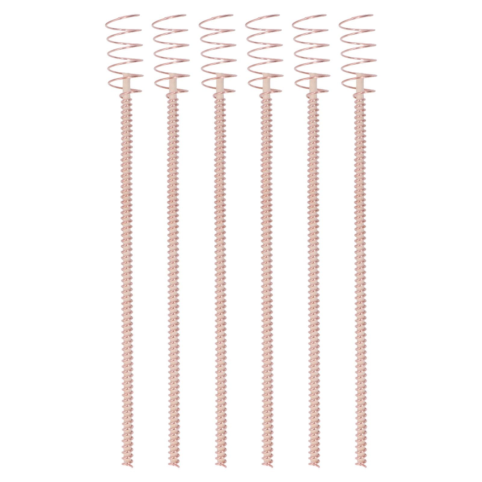 12 Inch Electric Cultivation Plant Pile Electroculture Gardening Copper Coil Antenna Set for Garden Plants Vegetables