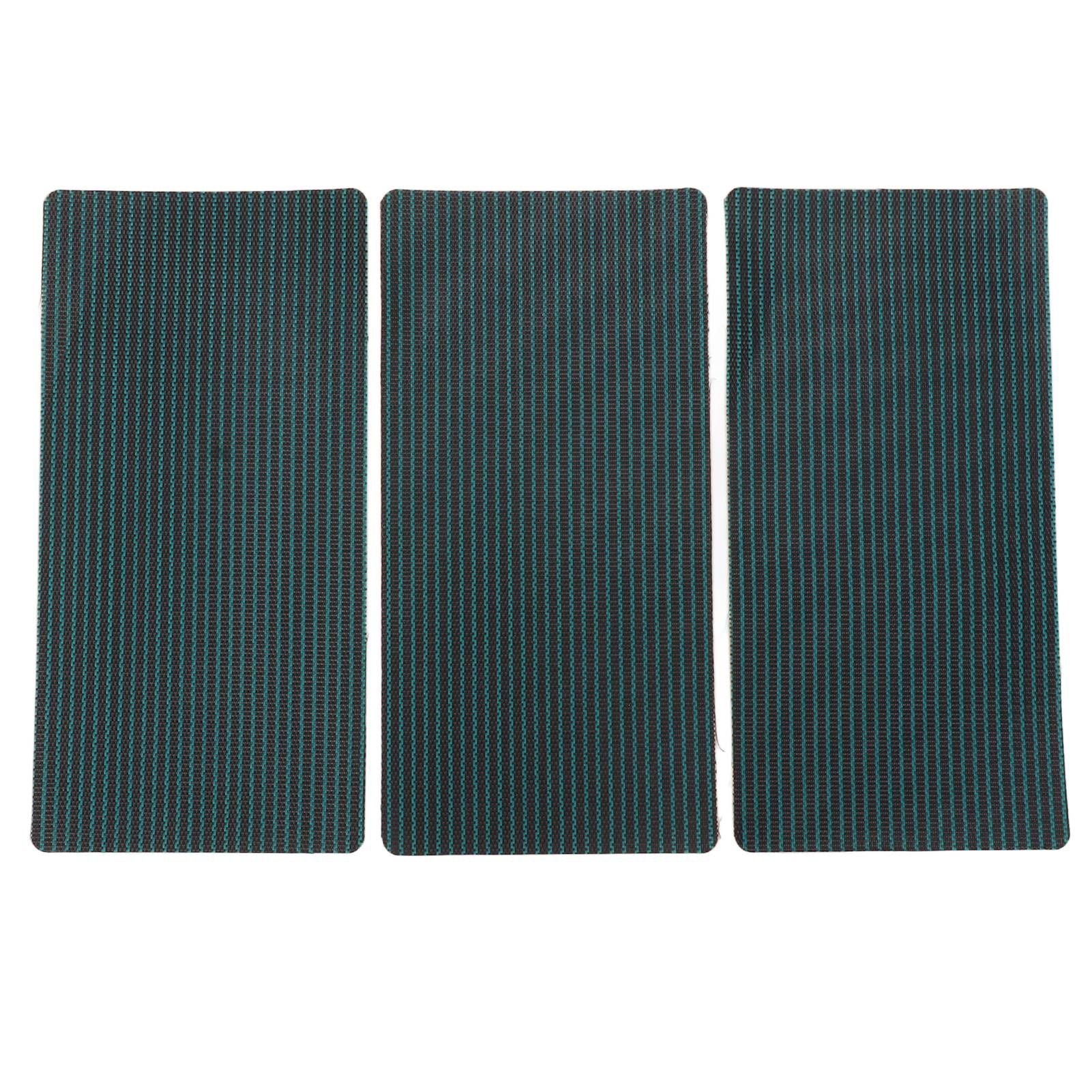 3 PCS Pool Patch Repair Kit Green PP Self Adhesive Pool Cover Patch Repair Kit for Swimming Pool S 4x8in