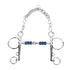 Horse Mouth Bit 125mm Stainless Steel Horse Snaffle Bit for Training Equestrian Equipment Racing Accessory