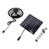 20W Solar Panel Fan Portable Solar Panel Powered USB Fan with Bracket for Camping Fishing Travel