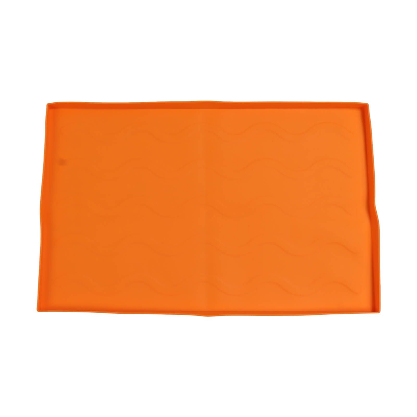 Grill Mat Silicone Blackstone Griddle Top Cover Anti Sticky Grill Protective Cover Mat 22inch Orabge