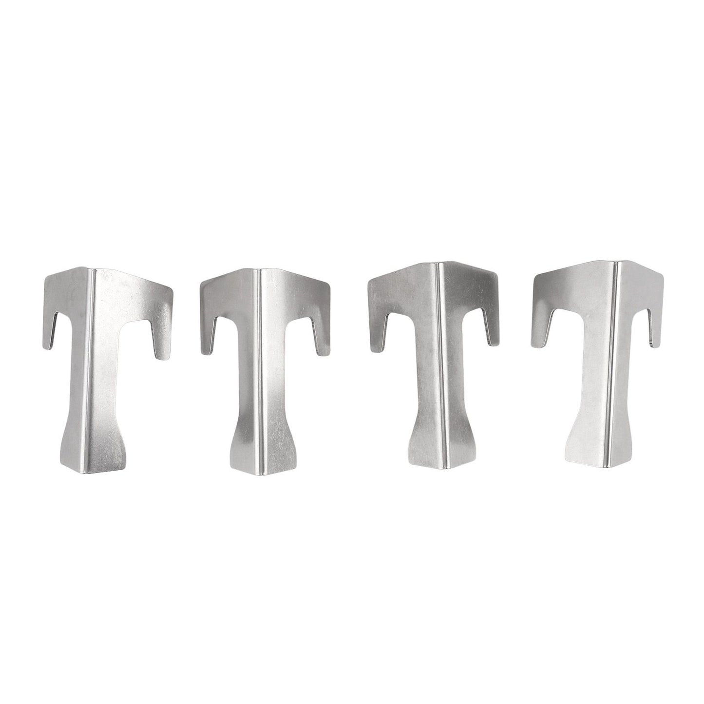 4 PCS Grill Heat Plate Spacers Easy To Install Rustproof Universal Stainless Steel Grill Flame Tamers Burner Covers