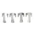 4 PCS Grill Heat Plate Spacers Easy To Install Rustproof Universal Stainless Steel Grill Flame Tamers Burner Covers
