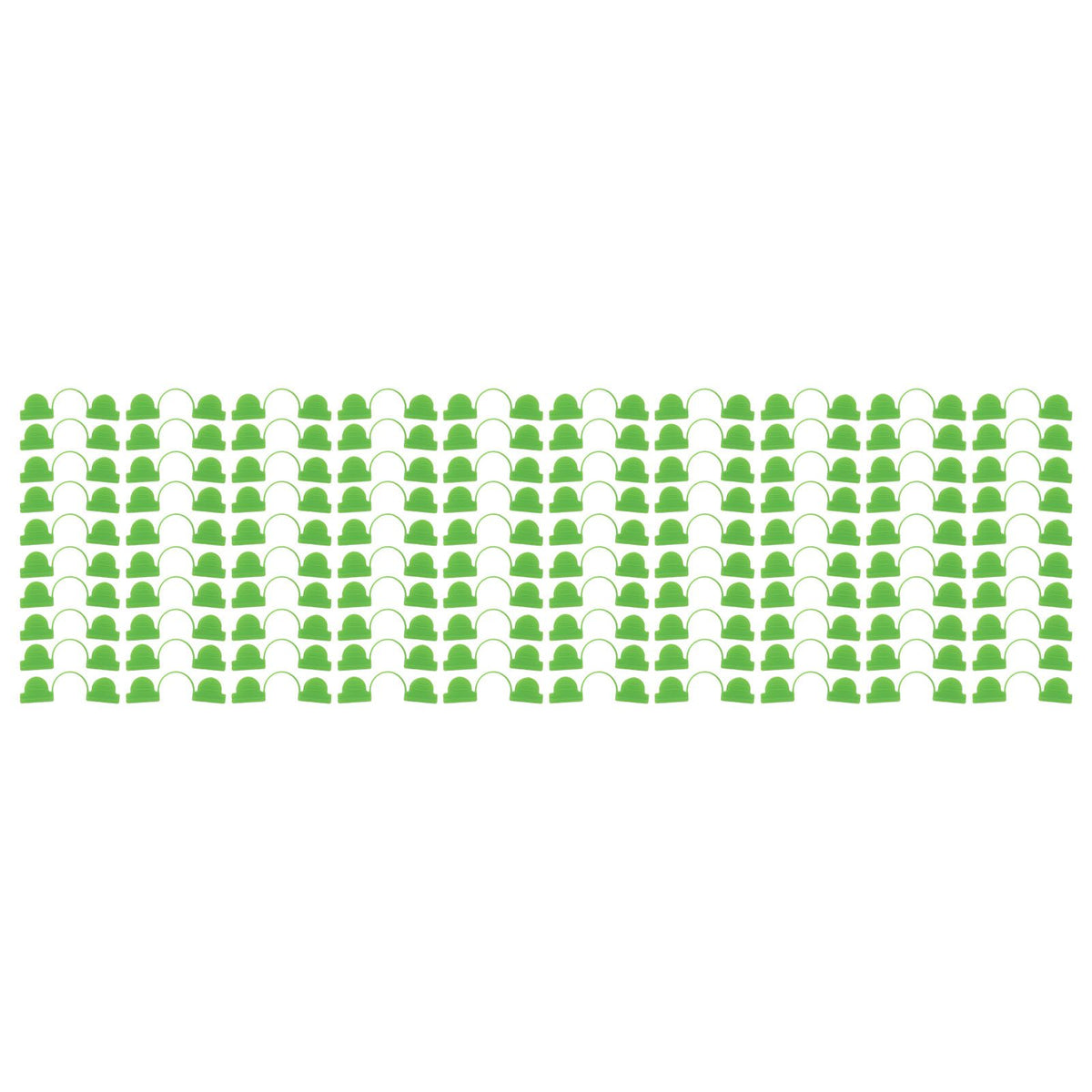 100PCS Greenhouse Arch Frame Double Head Plastic Clip Heating Press Film Clip Clamp 4mm