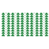 50Pcs Greenhouse Clamp PE Plastic 2 Head Plant Film Clamp Soil Sheet Clip for Horticulture 8mm / 0.31in