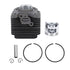 36.5mm Lawn Mower Cylinder Piston Kit Aluminum Cylinder Piston Assembly for Homelite S30
