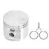47mm Chainsaw Piston Ring Kit Aluminum High Hardness 47mm Piston Ring Pin Kit for Electric Chainsaw