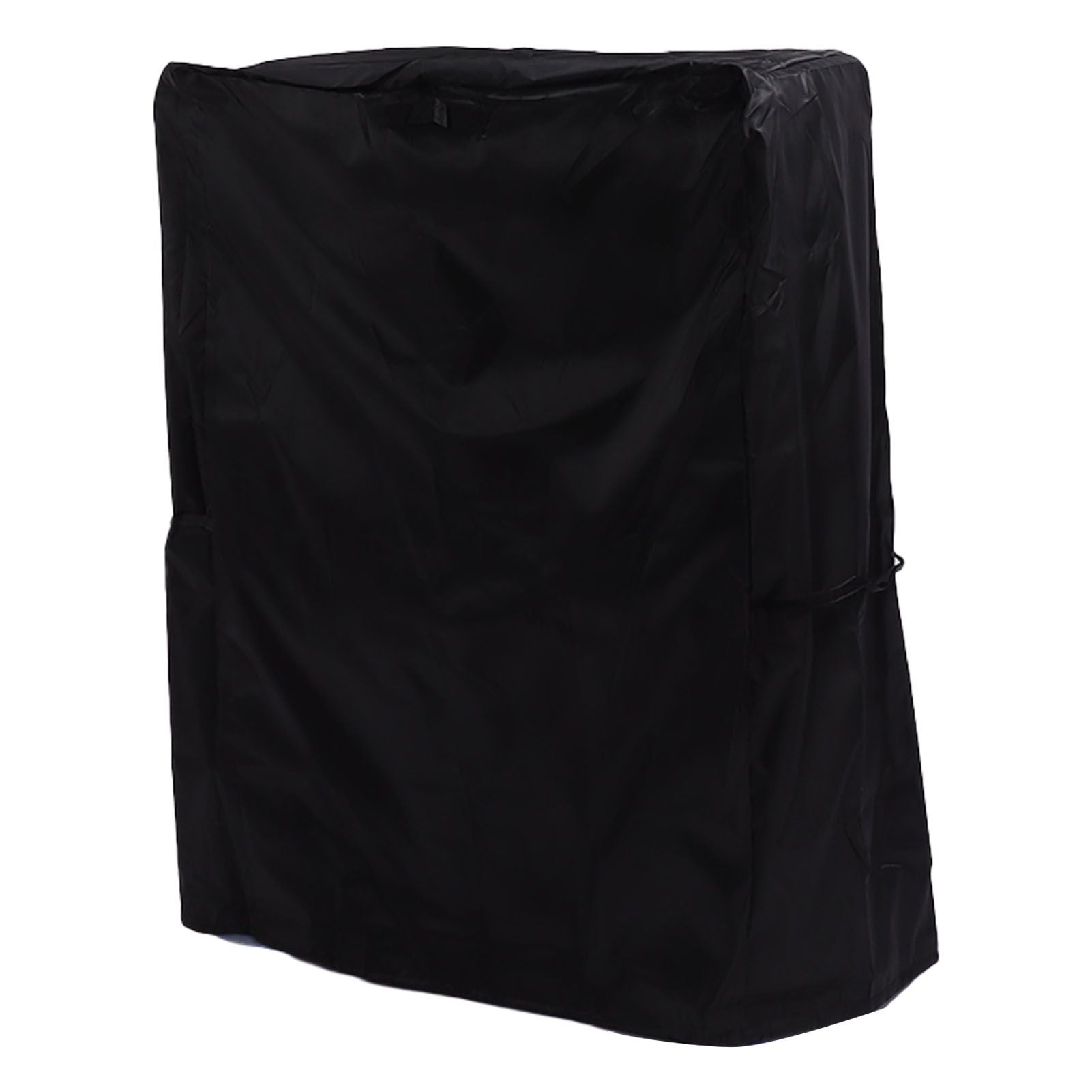 420D Oxford Fabric Waterproof BBQ Grill Cover Heavy Duty Waterproof Barbecue Gas Grill Cover Outer Black Inner Silver 147x61x122cm