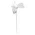 360 Degree Rotation Swivel Weathervane Stainless Steel Windmill Weather Vane for Outdoor Yard