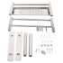 Bathroom Floating Shelves Stainless Steel Thicken Single Layer 40cm Shower Towel Rack for Towel Bath Products