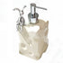 Shampoo Dispenser Bottle Ceramic Large Capacity Home Decoration with Pump for Bathroom Large White