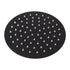 Ultra Thin Rainfall Shower Head Rain Waterfall Stainless Steel Fixed Showerhead Round Black 8in