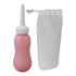 Portable Bidet Sprayer Heavy Injection 500ml Silicone Handheld Bidet Enema Bulb for Women Maternity Peach Pink
