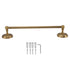 All Copper Bathroom Towel Bar European Style Wall Mounted Towel Rack for Bathroom 41cm Antique Color