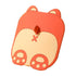 Shower Drain Stopper Cartoon Style Odour Resistant Silicone Anti Slip Bathtub Stopper for Home Bathroom Toilet Orange