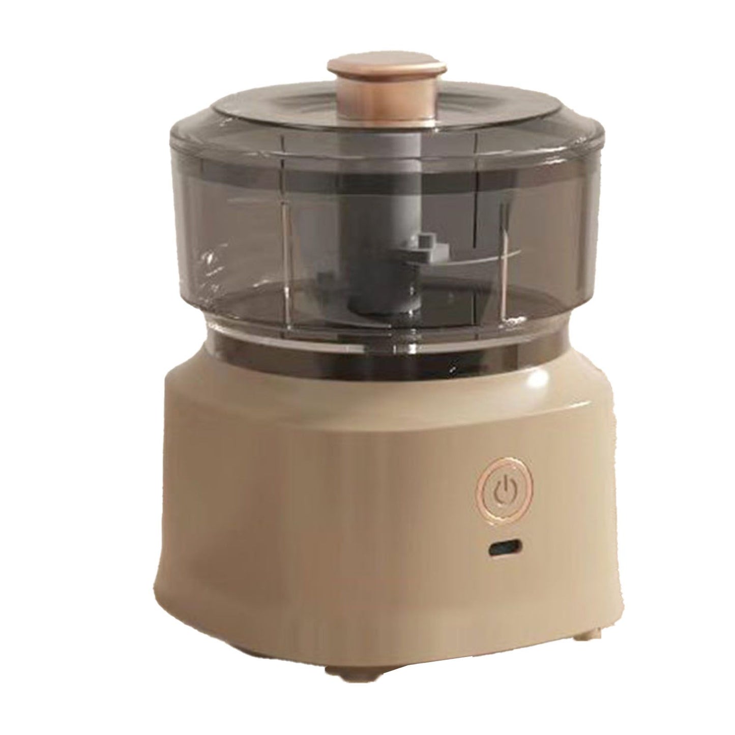 Electric Meat Chopper Grinder Blender Multifunctional Stainless Steel Blades Efficient Safe Food Blender for Kitchen Dark Brown