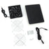 Solar Panel Fan Kit 10W Weatherproof Solar Powered Fan Wall Mounted for Outside Small Chicken Coops Greenhouses Sheds