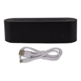 Simulated Flame Air Aroma Diffuser Humidifier 7 Color Fire Air Diffuser for Bedroom Home Yoga Office Black