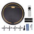 Ultra Thin Fully Automatic Robot Vacuum Cleaner Smart Robotic Vacuum Cleaner for Dust Hair Fluff Black Without Water Tank 32x32cm